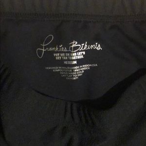 FRANKIE’S BIKINI’s Black Crepe set, worn once!